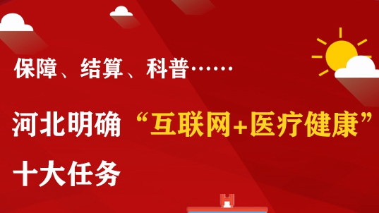 河北明確“互聯網+醫療健康”發展十大任務