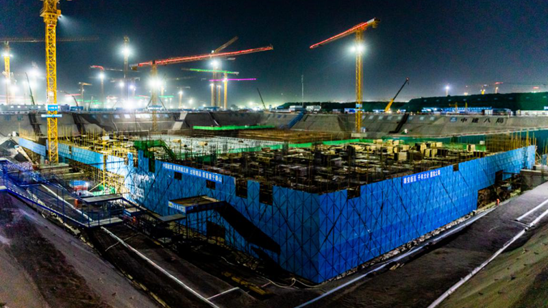 實地探訪丨夜訪雄安新區容東片區建設現場