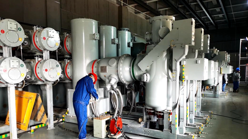 雄安新區首座正式變電站完成關口計量測試
