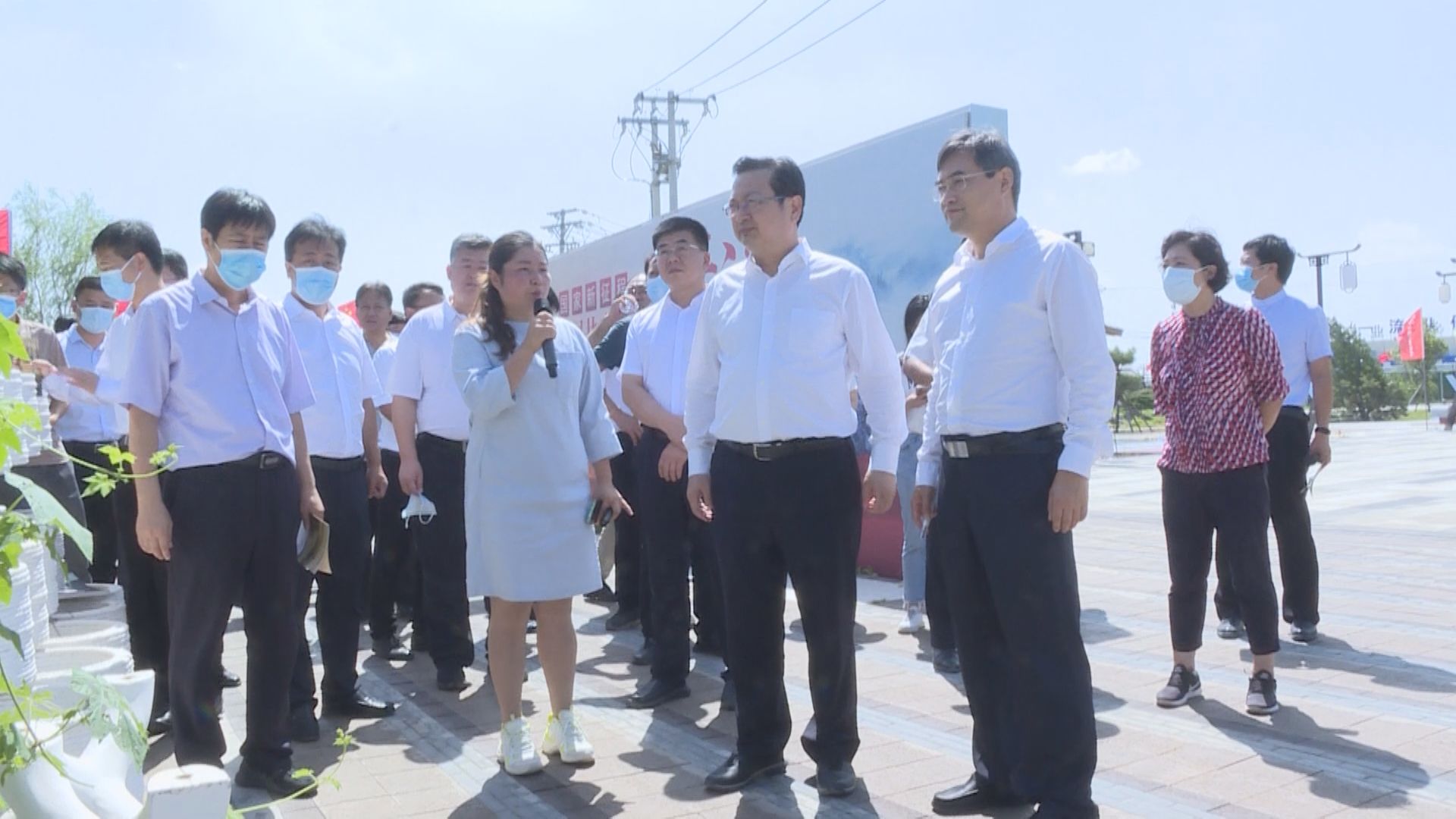 時政播報丨張國華調研容東片區重點項目建設