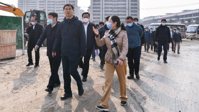 雄安新區和雄安集團領導赴容東片區檢查環境衛生整治情況并召開現場會