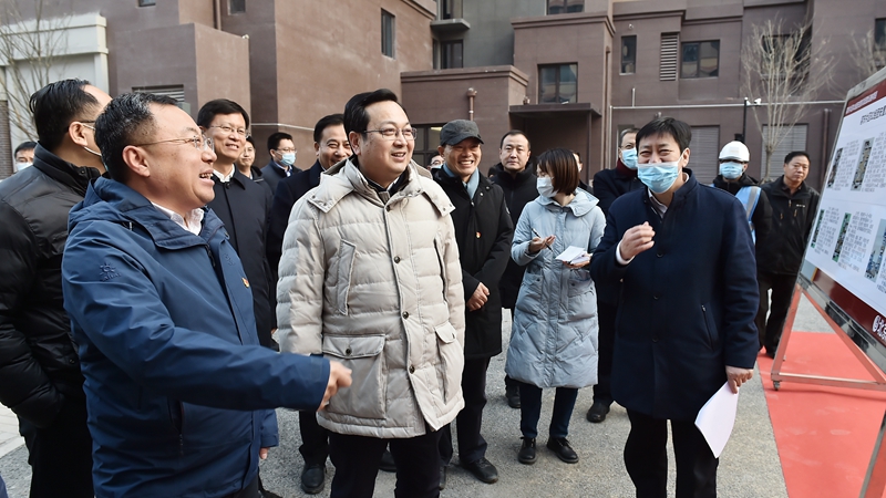 張國華赴容東片區調研檢查第二批安置房建設驗收及交付準備工作并召開座談會