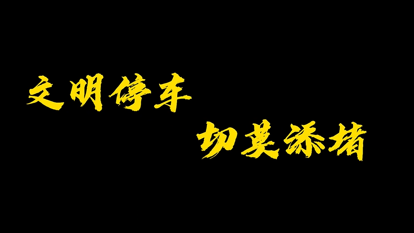 文明停車 切莫添堵