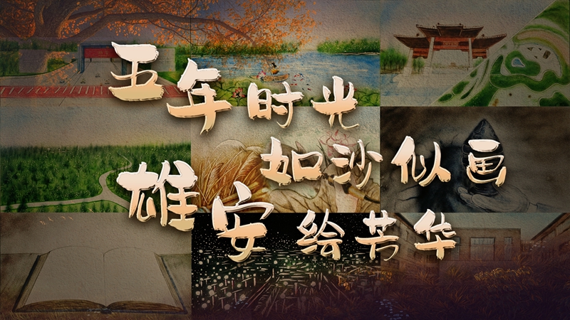 五年時(shí)光如沙似畫 雄安繪芳華