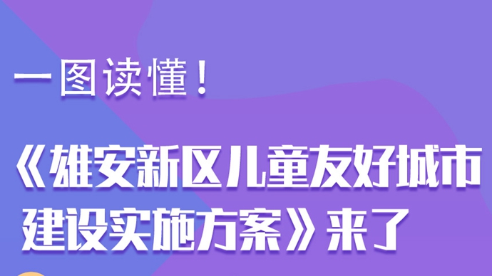 一圖讀懂！《雄安新區兒童友好城市建設實施方案》來了