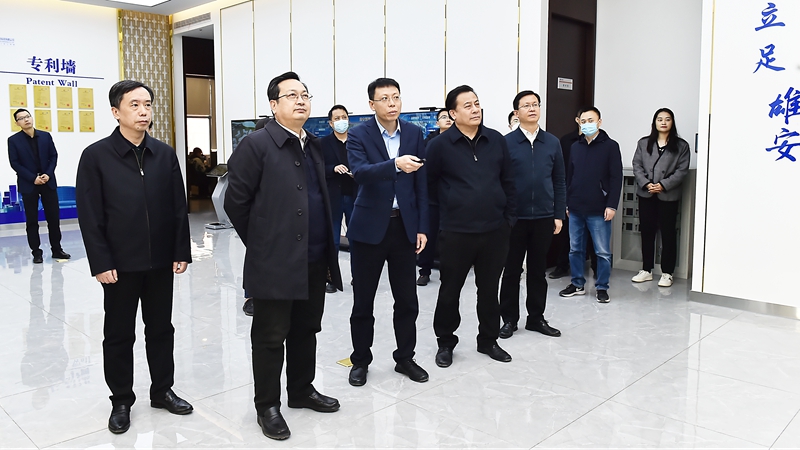 時政播報丨張國華到中電信數字城市科技有限公司調研