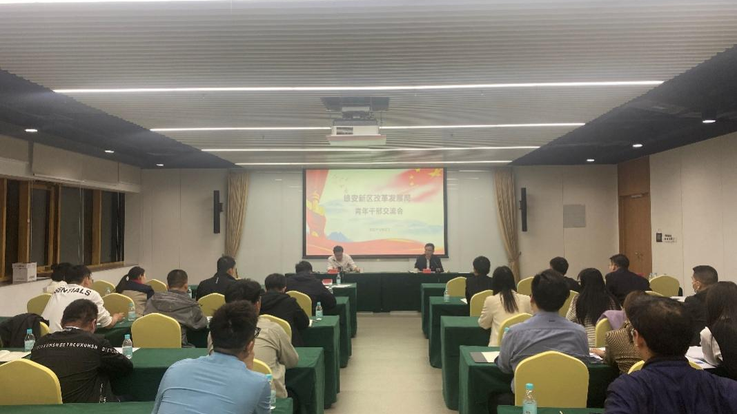 雄安新區改革發展局組織召開專題黨課活動暨青年干部交流會