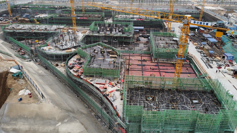 看建雄安丨中交未來(lái)科創(chuàng)城項(xiàng)目六標(biāo)段8號(hào)地塊全面沖出“正負(fù)零”