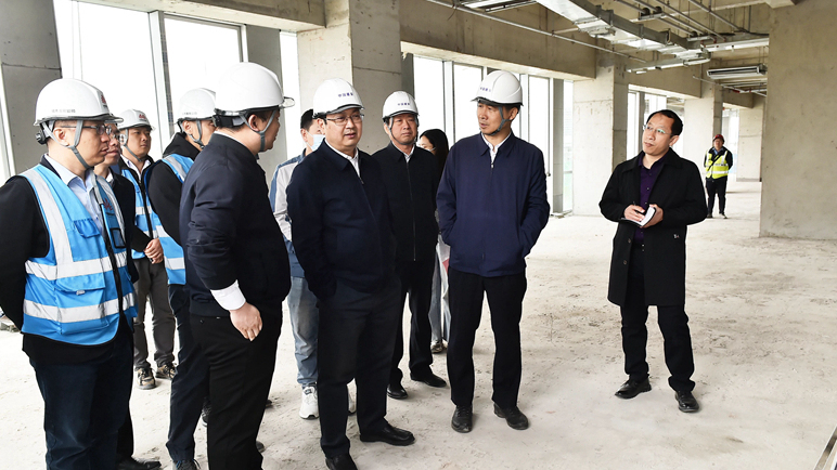 張國華調研容東片區重點項目建設情況