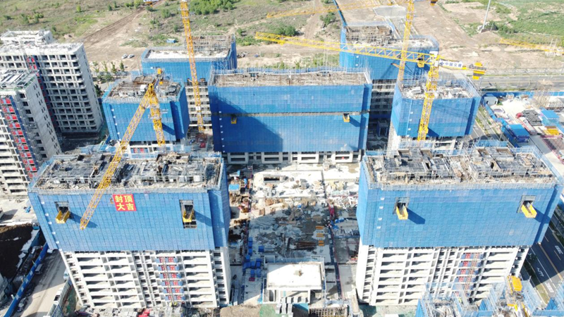 看建雄安丨中交未來科創城四標段兩地塊主體結構封頂
