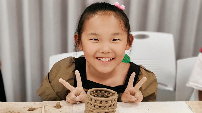 雄東片區(qū)銀帆社區(qū)“體驗非遺 暢享暑期”夏令營非遺體驗活動啟動
