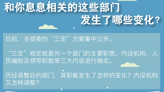 和你息息相關(guān)的這些部門發(fā)生了哪些變化？
