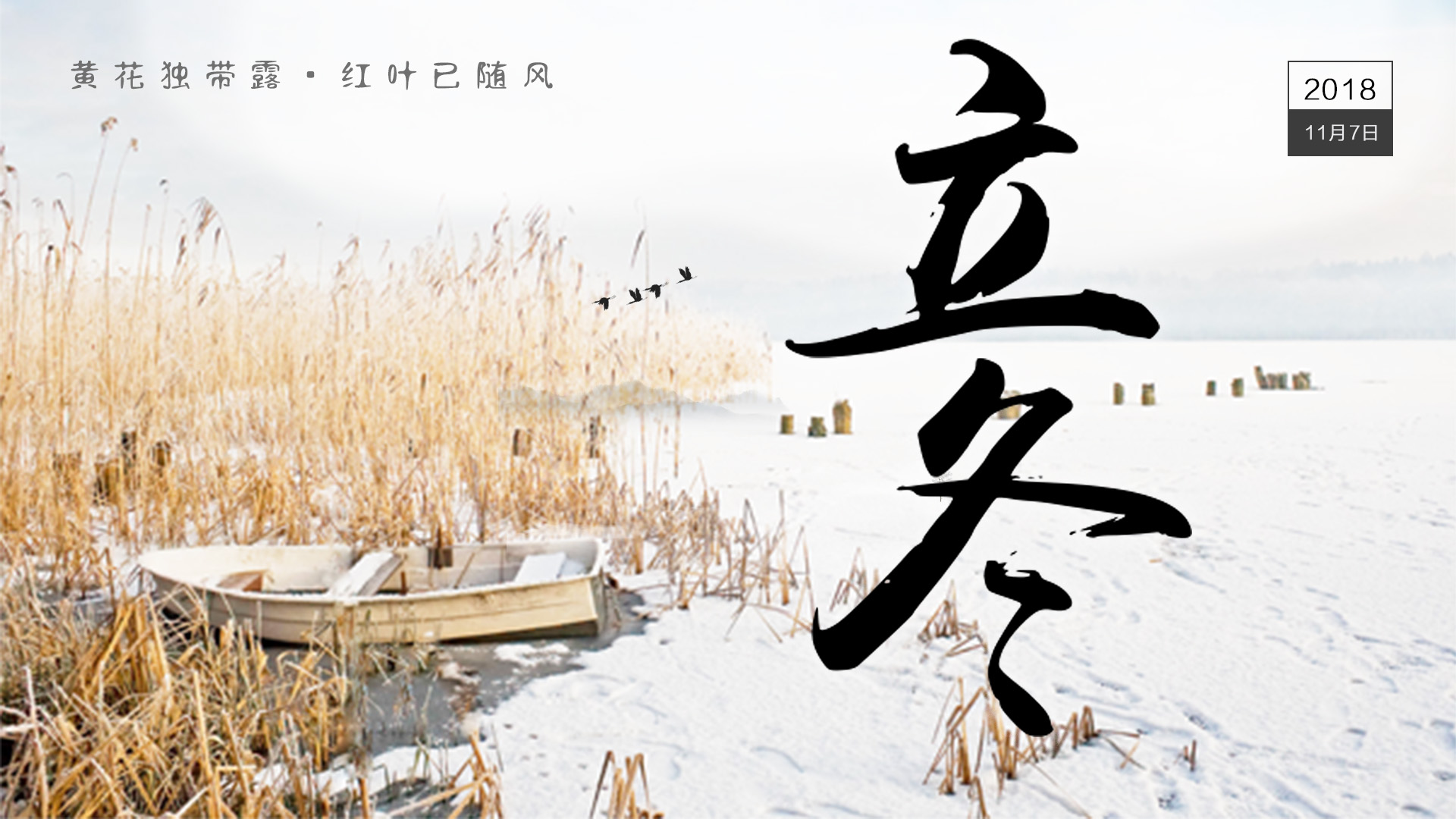 【圖解】今日立冬|黃花獨帶露，紅葉已隨風