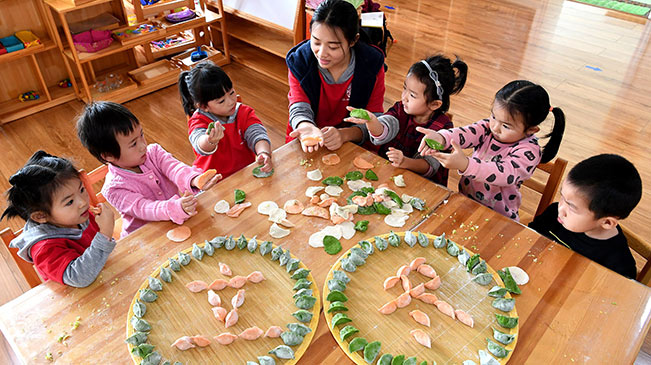 迎立冬 包餃子